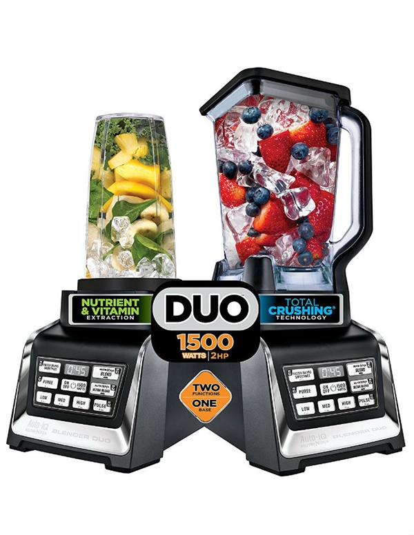 NUTRI NINJA DUO BLENDER MED AUTO IQ 1500 WATT